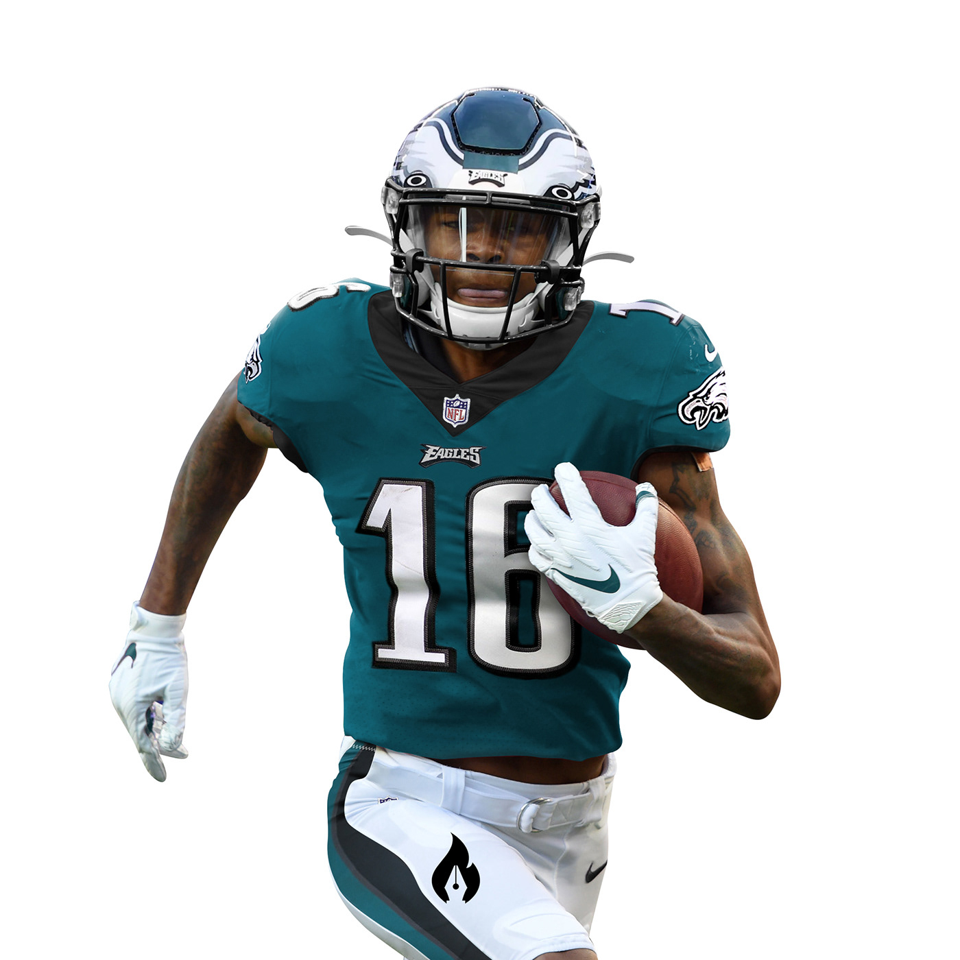 1400x1400 Devonta Smith Philadelphia Eagles Jersey Swap, Phone