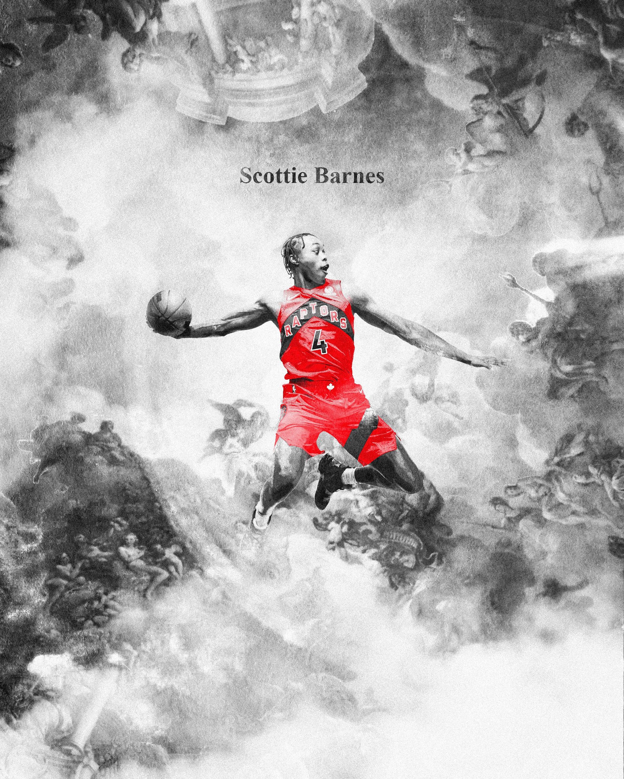 2050x2560 Scottie Barnes of the Toronto Raptors, Phone