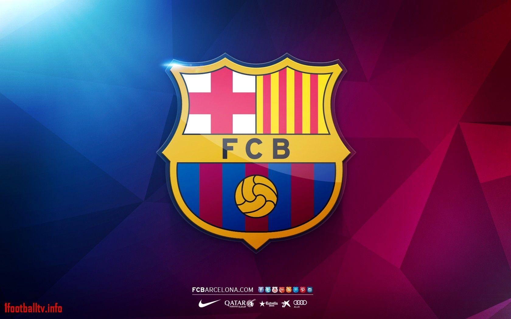 1680x1050 Unique Fc Barcelona Logo Desktop Wallpaper Football HD Wallpaper, Desktop