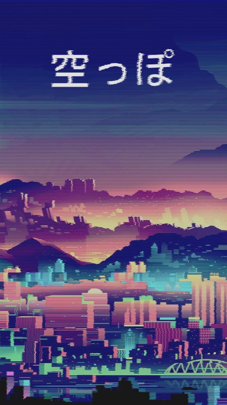 750x1340 Free download Vaporwave HD Anime City Wallpaper Cool Wallpaper HD, Phone