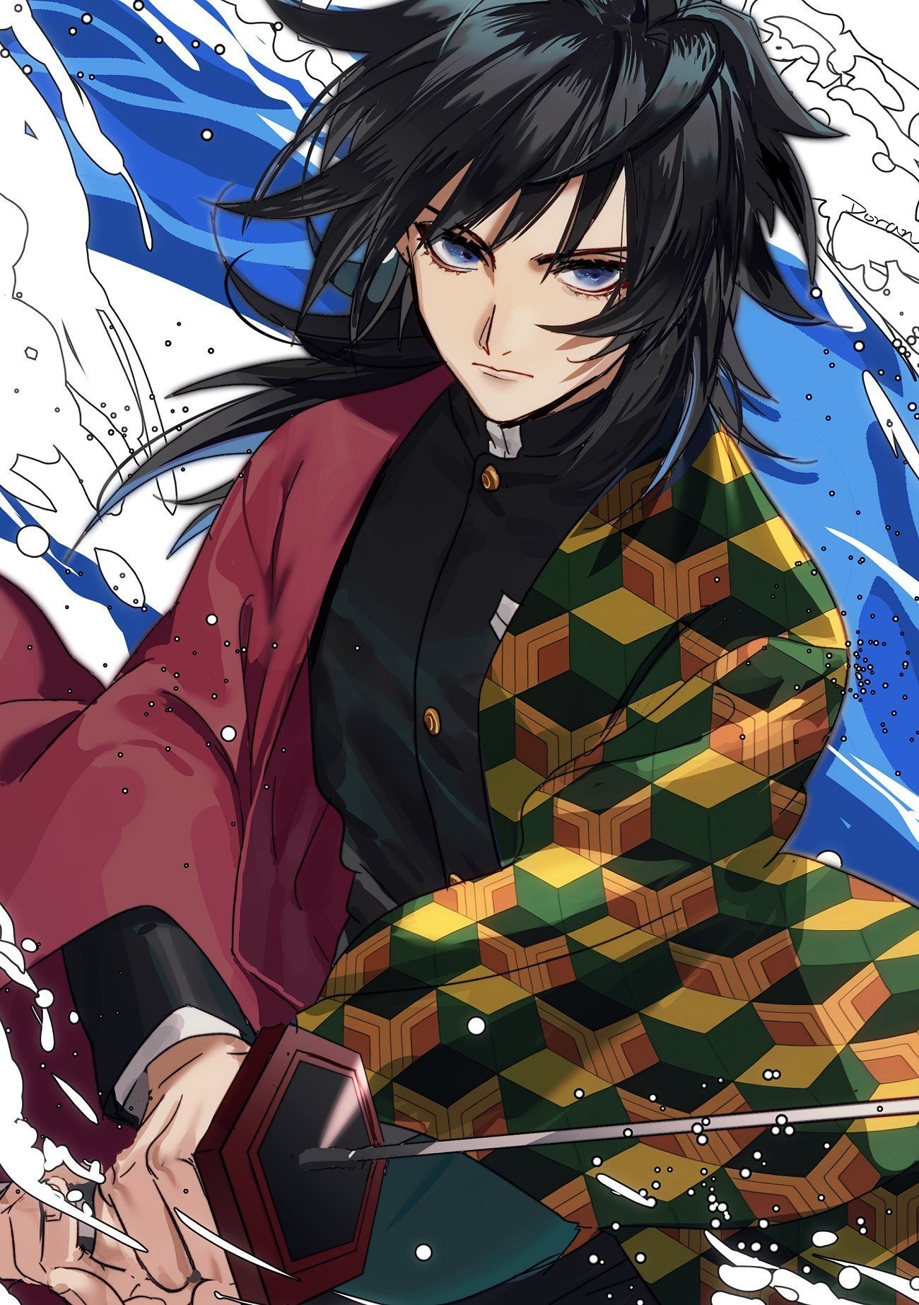 1300x1850 Get Free Giyu Tomioka Kimetsu no Yaiba Wallpaper for Android, Phone