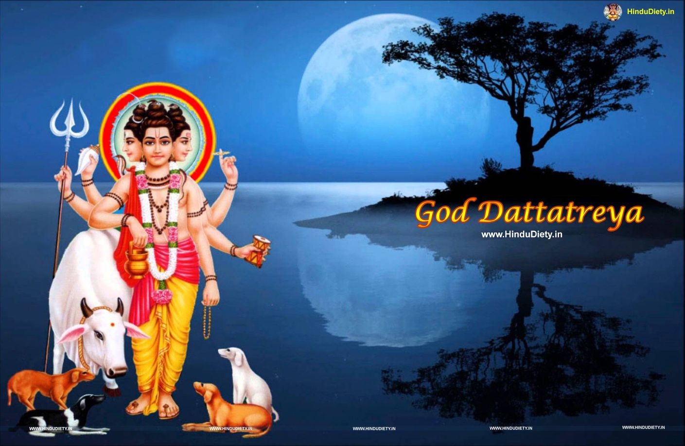 1410x920 Lord Dattatreya Wallpaper, Image & Photo, Desktop