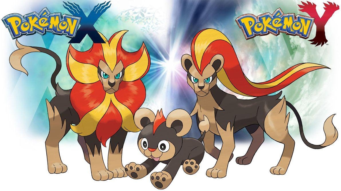 1200x670 Pokemon X Y and Pyroar, Desktop