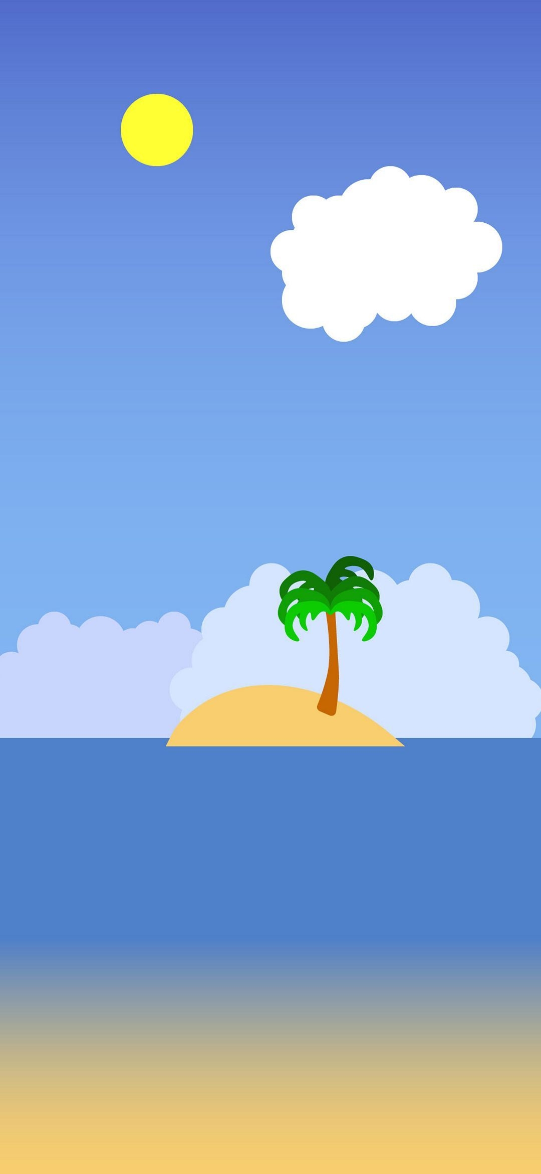 1080x2340 Minimalist Island Wallpaper 1080X2340. Cute mobile wallpaper, Minimalist wallpaper, Wallpaper background, Phone