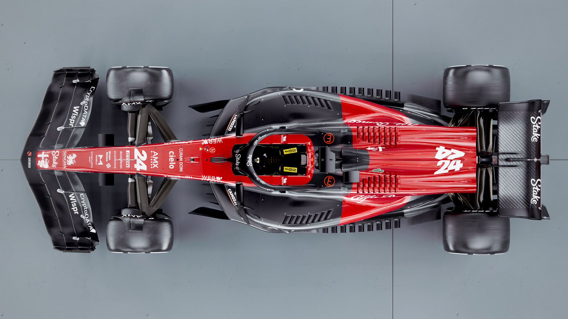 1920x1080 Alfa Romeo C43 launch for 2023: Alfa Romeo show off 2023 C43 F1 car with striking new livery. Formula 1®, Desktop