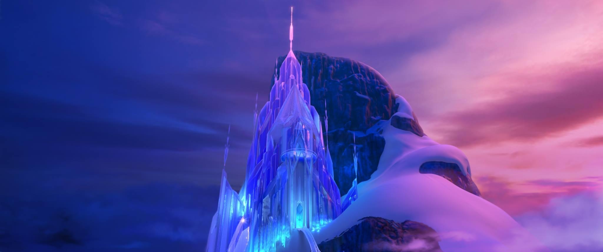 2050x860 Ice Castle Wallpaper Free Ice Castle Background, Dual Screen