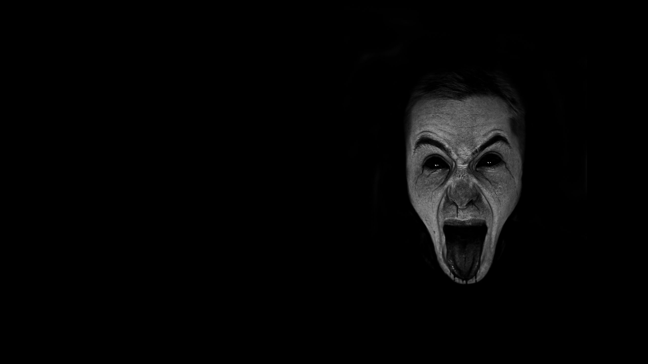 2560x1440 dark demons evil, Scary faces, Evil, Desktop