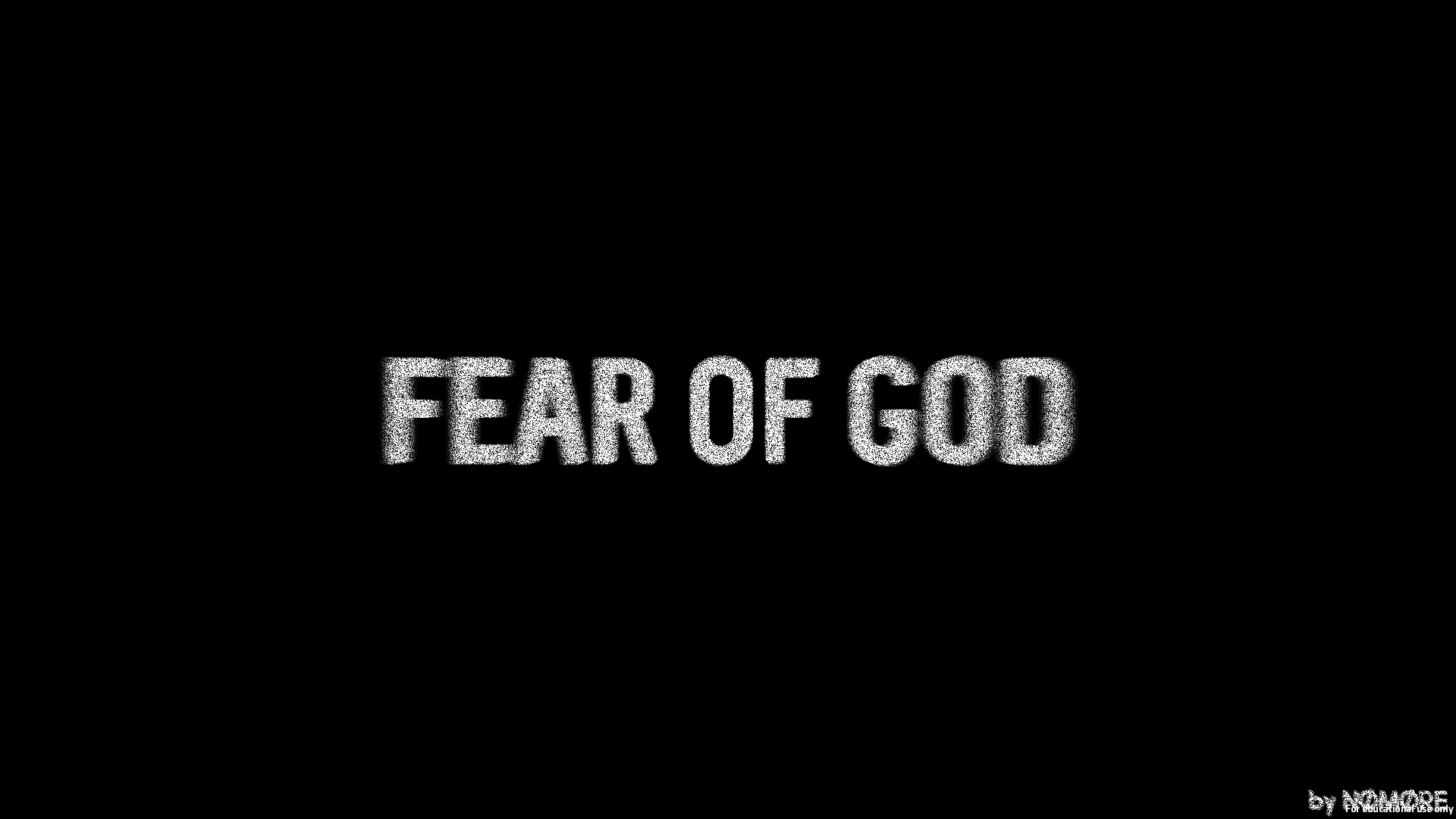 1920x1080 FEAR OF GOD, Desktop