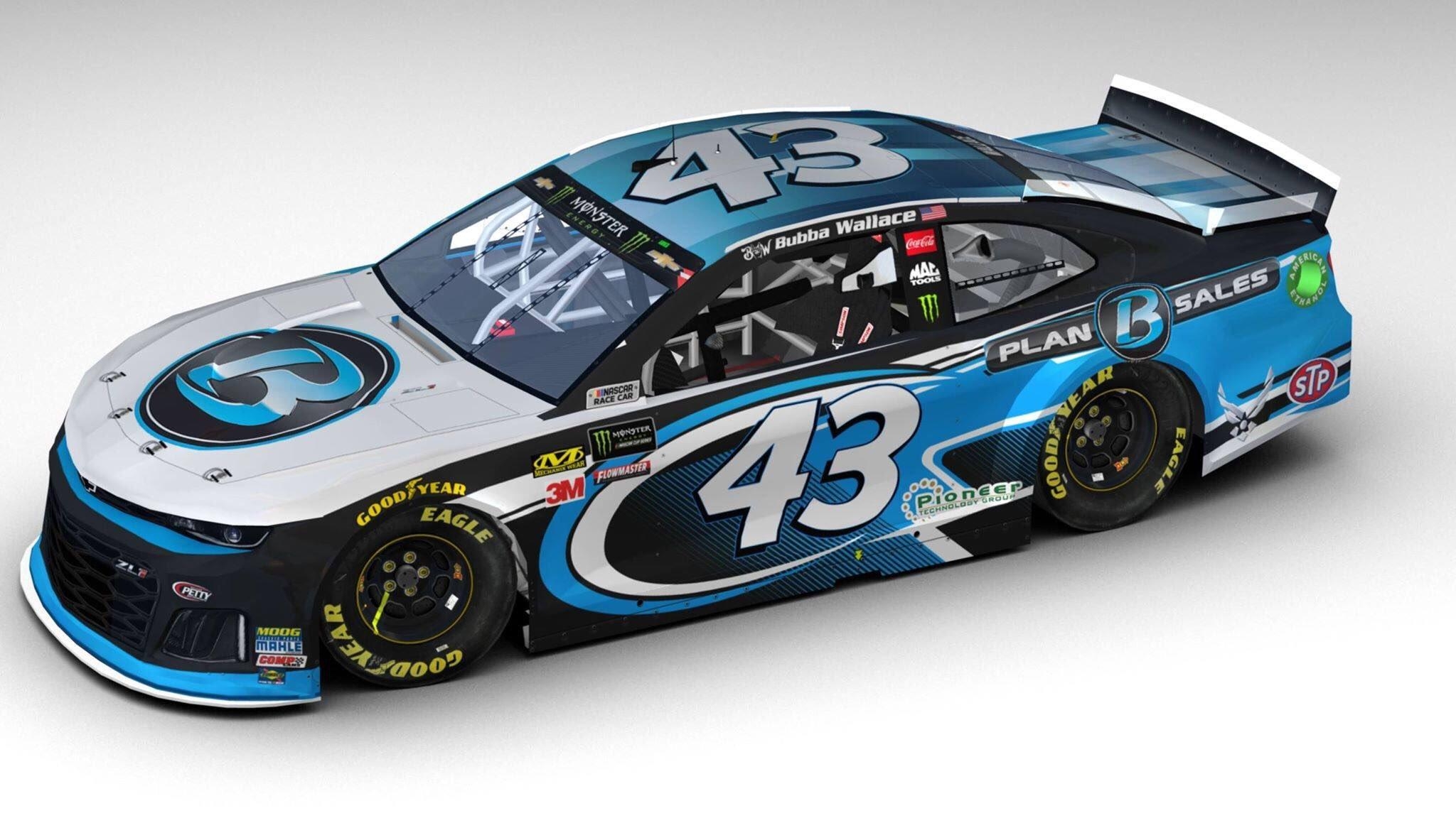 2050x1160 New Paint Scheme: MENCS No. 43 Richard Petty Motorsports Bubba, Desktop