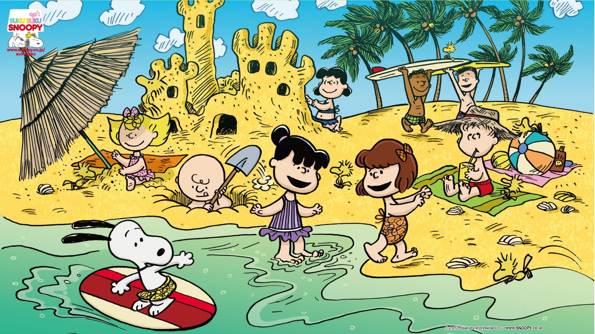 1920x1080 Peanuts Gang Fall Wallpaper, Desktop