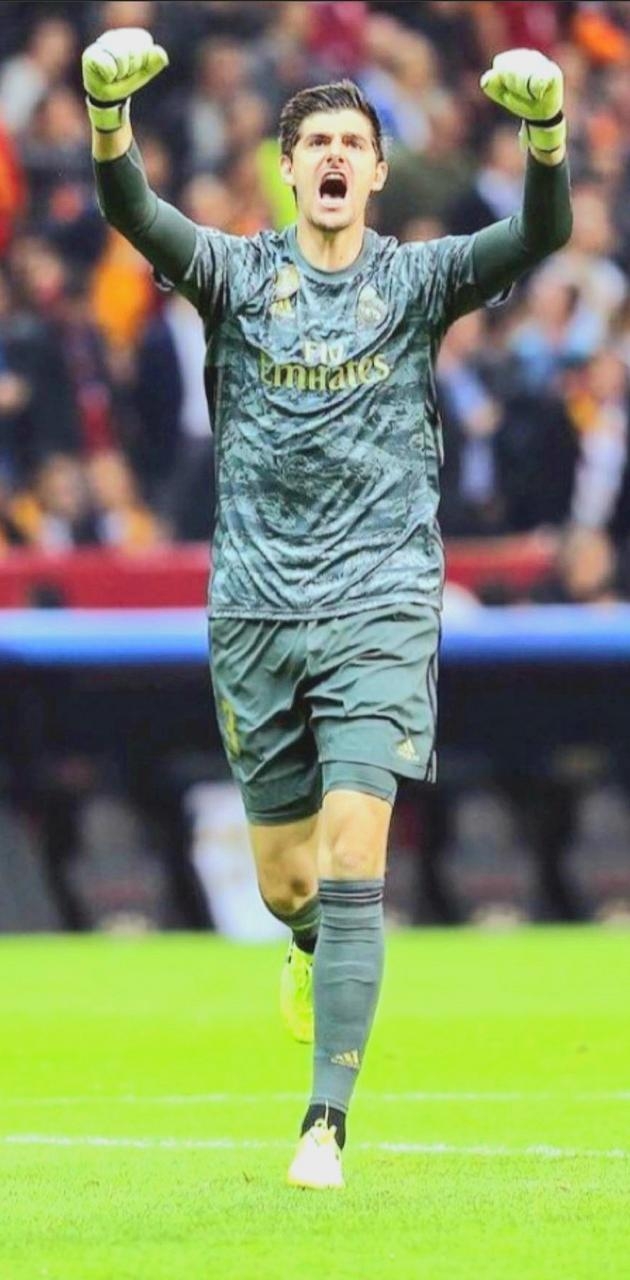 630x1280 Thibaut Courtois Wallpaper, Phone