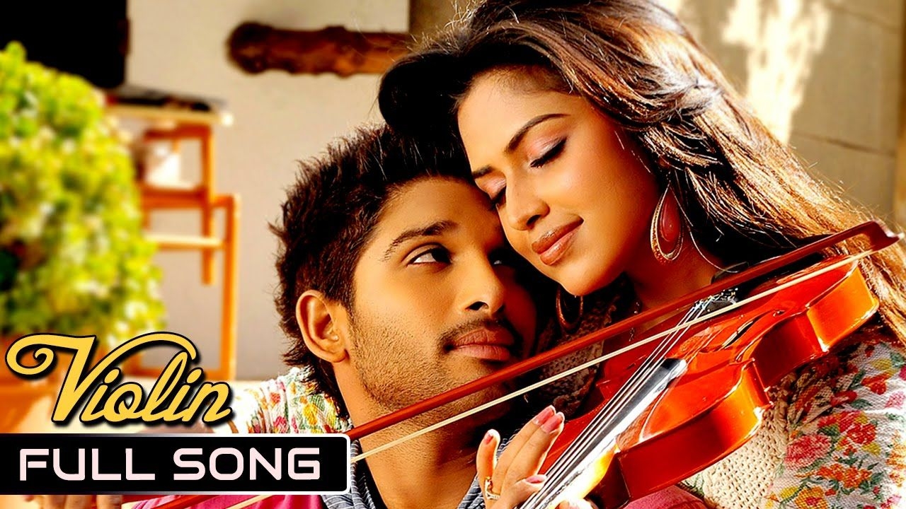 1280x720 Iddarammayilatho Movie. Violin Song. Allu Arjun, Amala Paul, Desktop