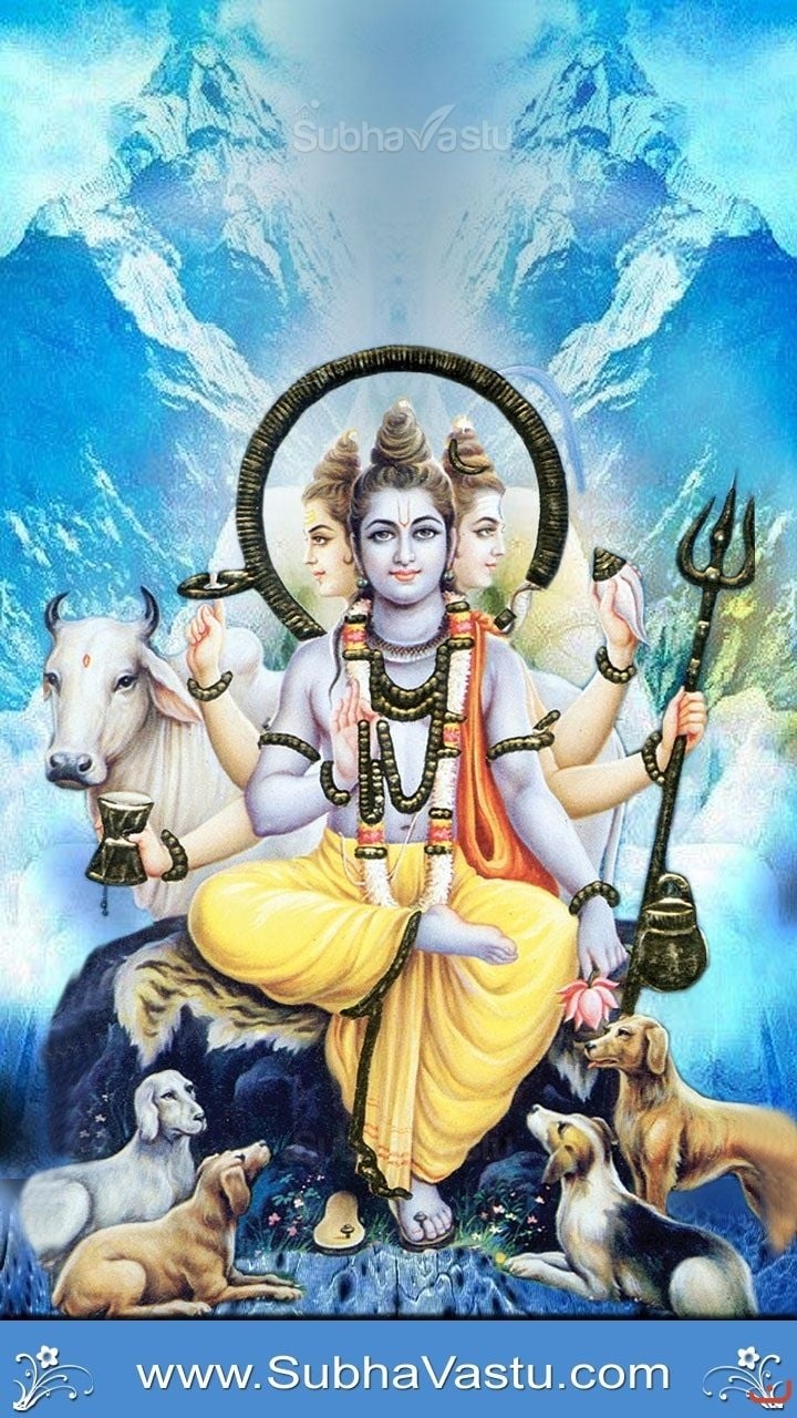 720x1280 Subhavastu God Desktop Mobile Wallpaper: Dattatreya: Lord Dattatreya Mobile Wallpaper_92, Phone