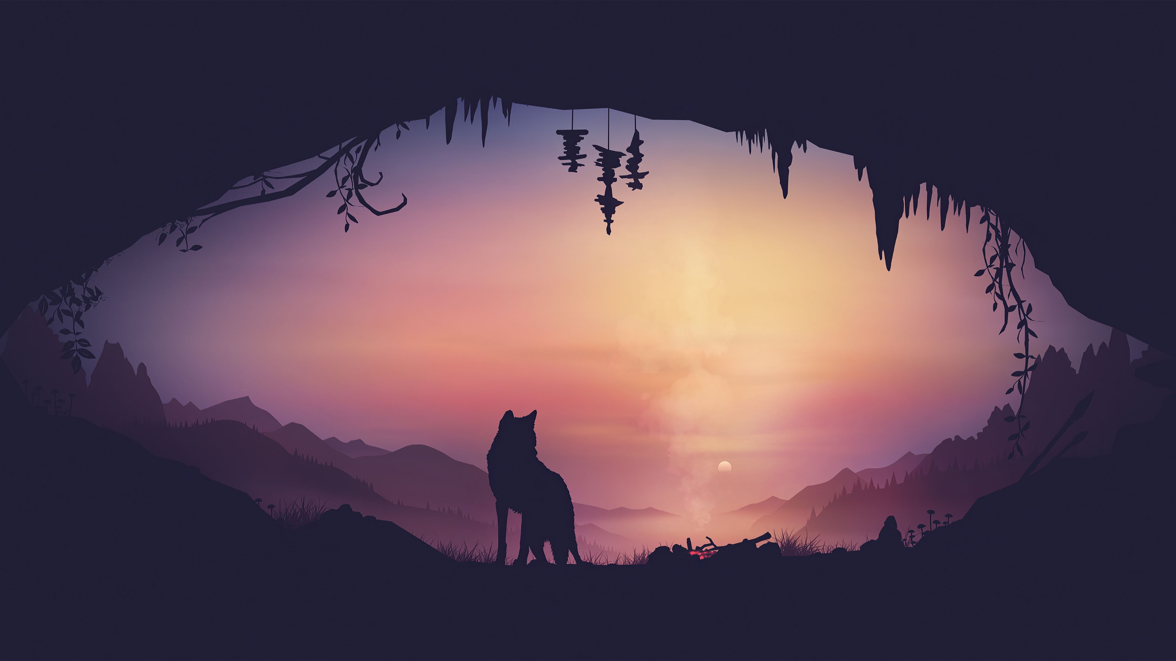 3840x2160 Wolf 4K wallpaper for your desktop or mobile screen free and easy to download, Desktop