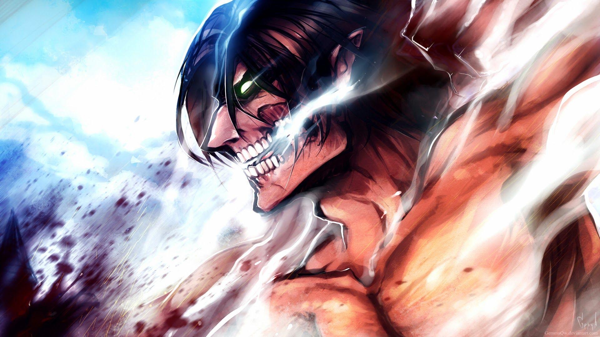 1920x1080 Rogue Titan Eren Jaeger Gemmaqw Hd Wallpaper, Desktop