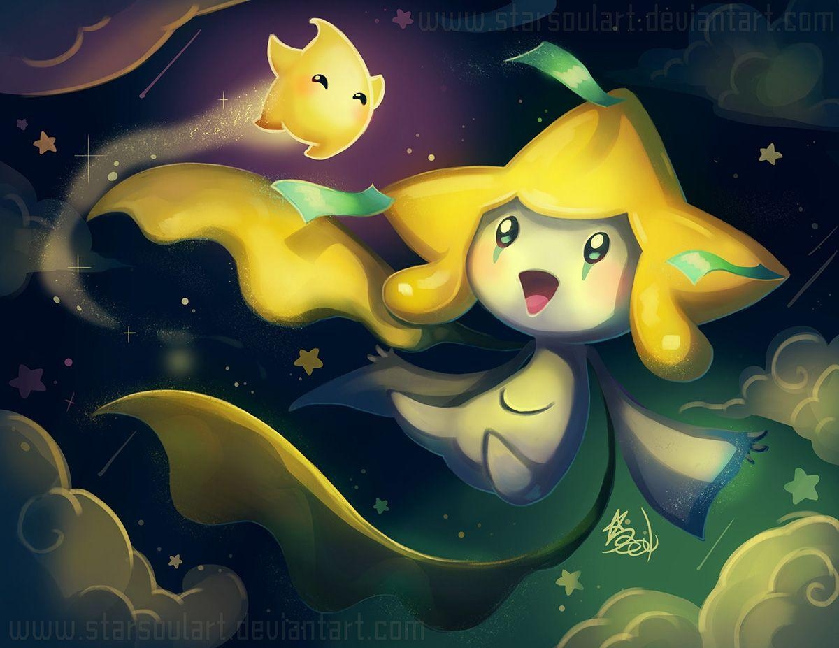 1200x930 Jirachi and mini Luma!, Desktop