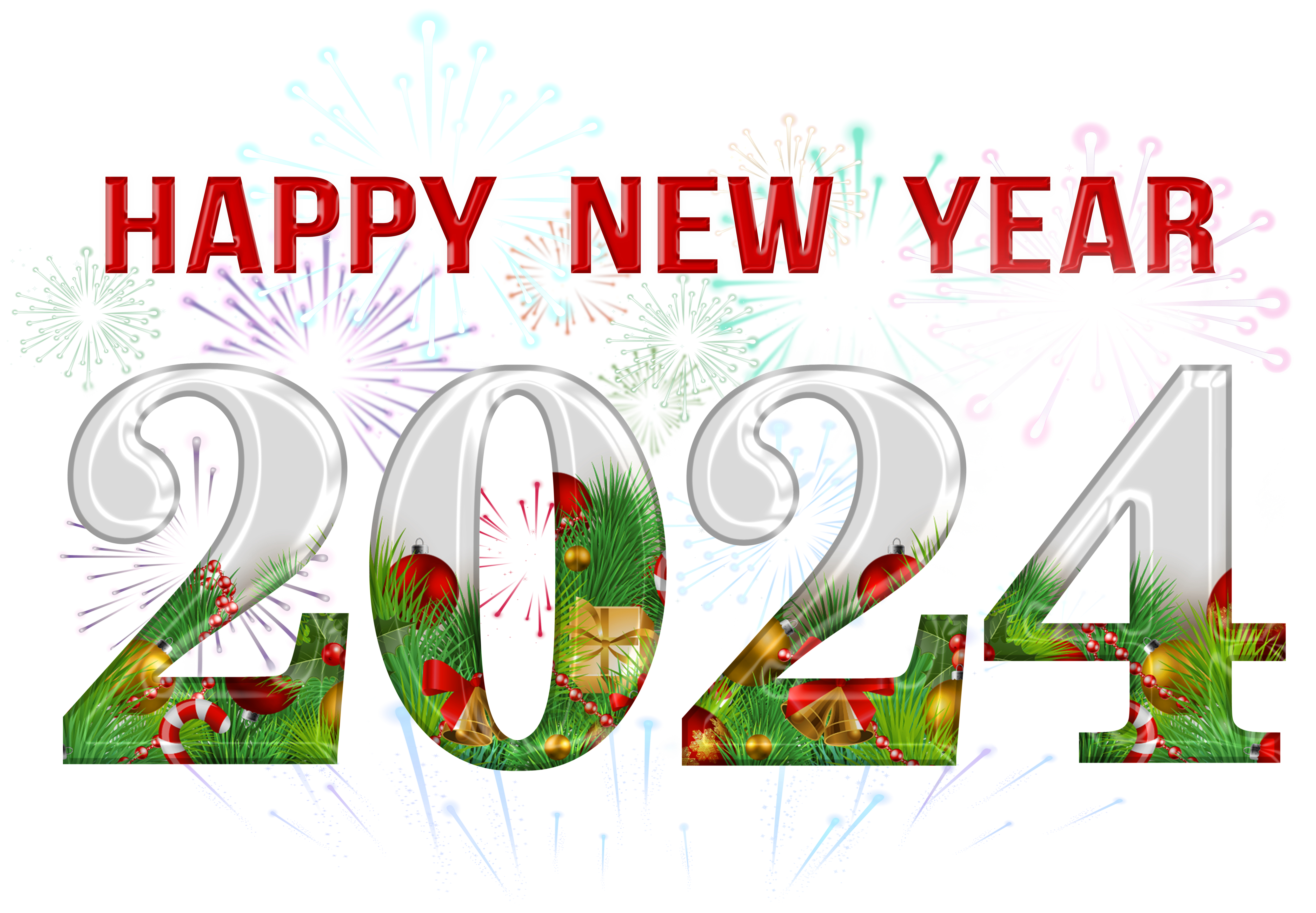 5070x3520 Happy New Year 2024 PNG Clipart​-Quality Free Image and Transparent PNG Clipart, Desktop