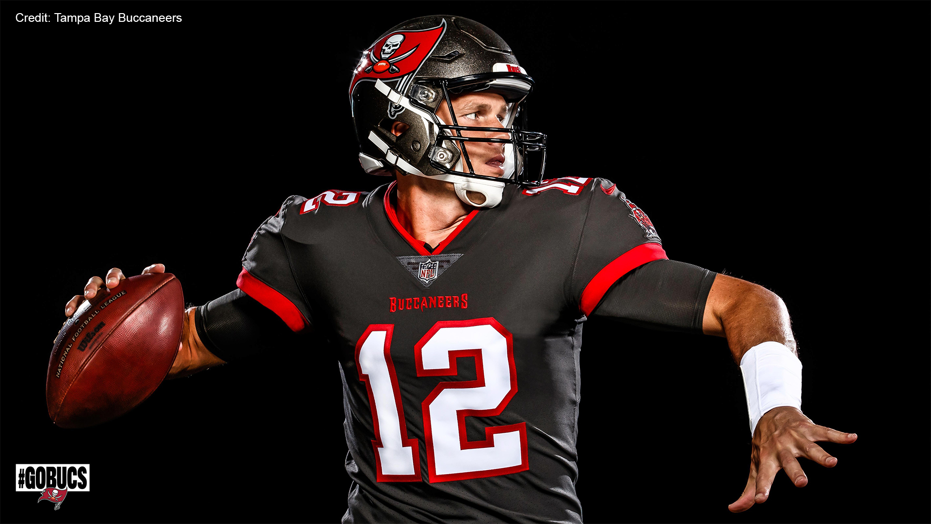 1920x1080 Buccaneers release first photo of Tom Brady in team uniform, Desktop