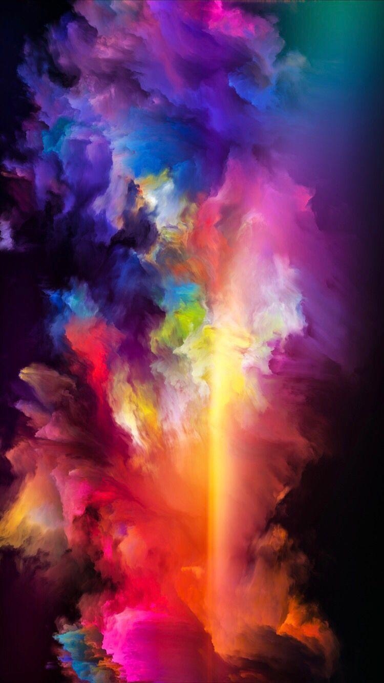 750x1340 Bright Abstract Wallpaper For Your iPhone Xs From Everpix, Phone