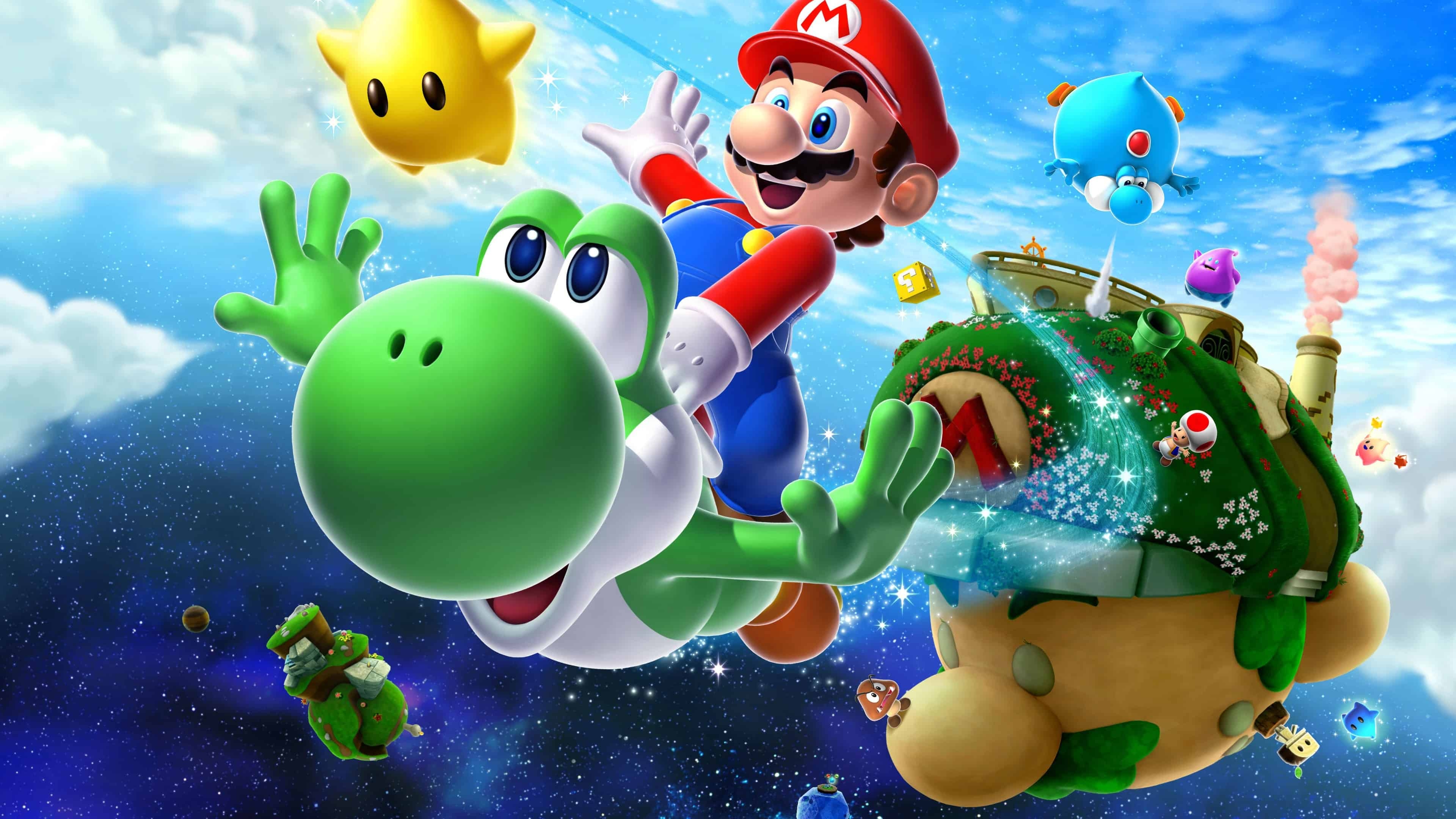 3840x2160 Super Mario Galaxy 2 UHD 4K Wallpaper, Desktop