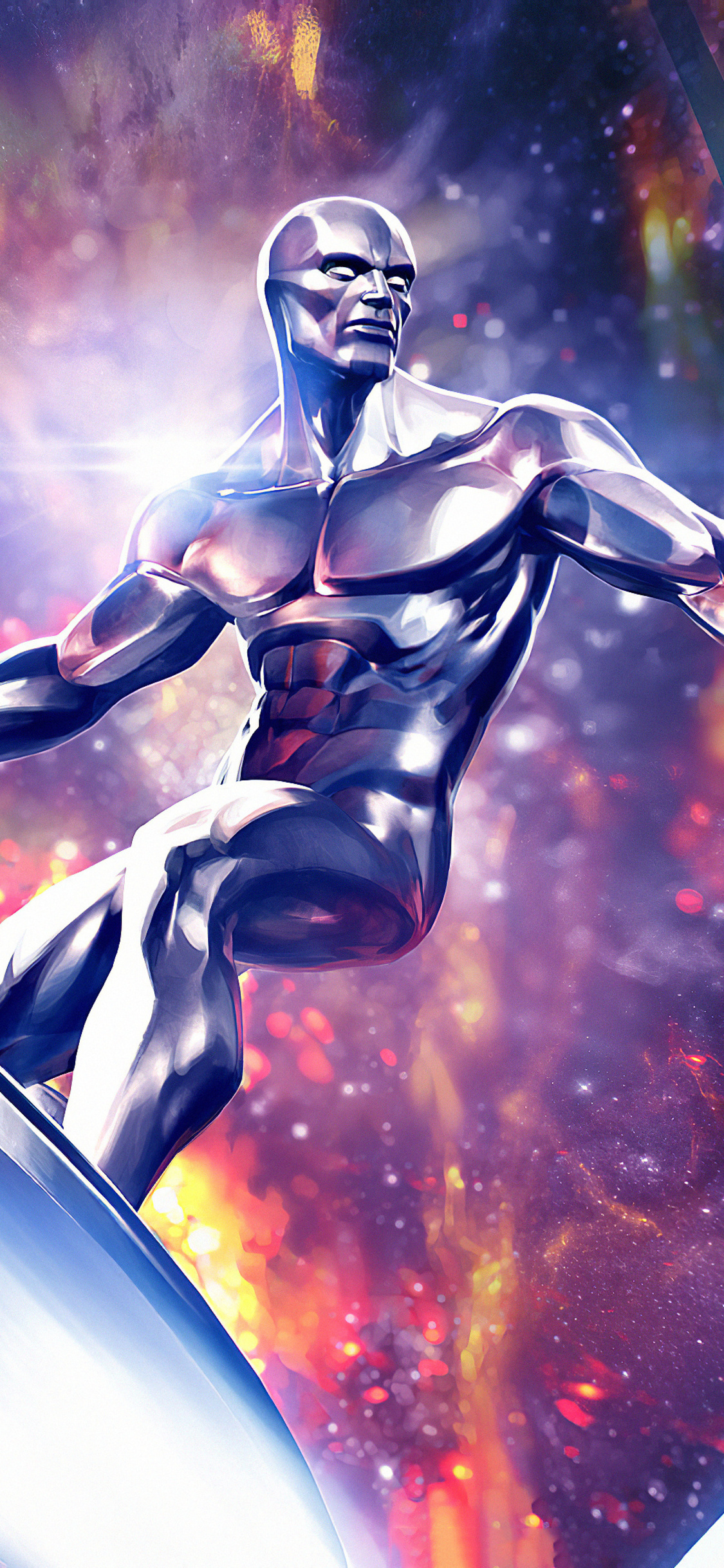 1130x2440 Silver Surfer Marvel Contest, Phone