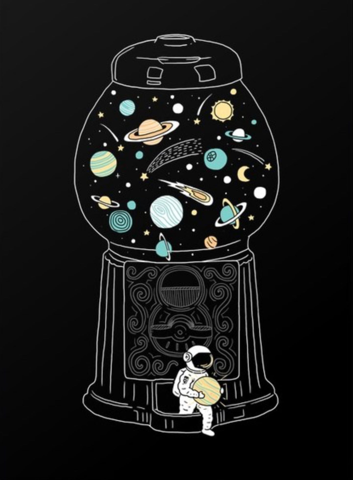 1450x1970 Cute Astronaut Wallpaper, Phone