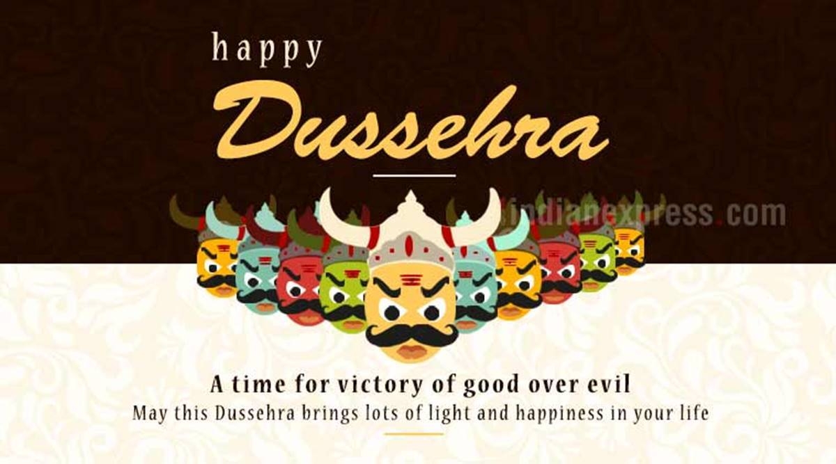 1200x670 Happy Dussehra 2018 Wishes Image, Quotes, Wallpaper, Status, SMS, Messages, Photo, Pics, and Greetings. Lifestyle News, The Indian Express, Desktop