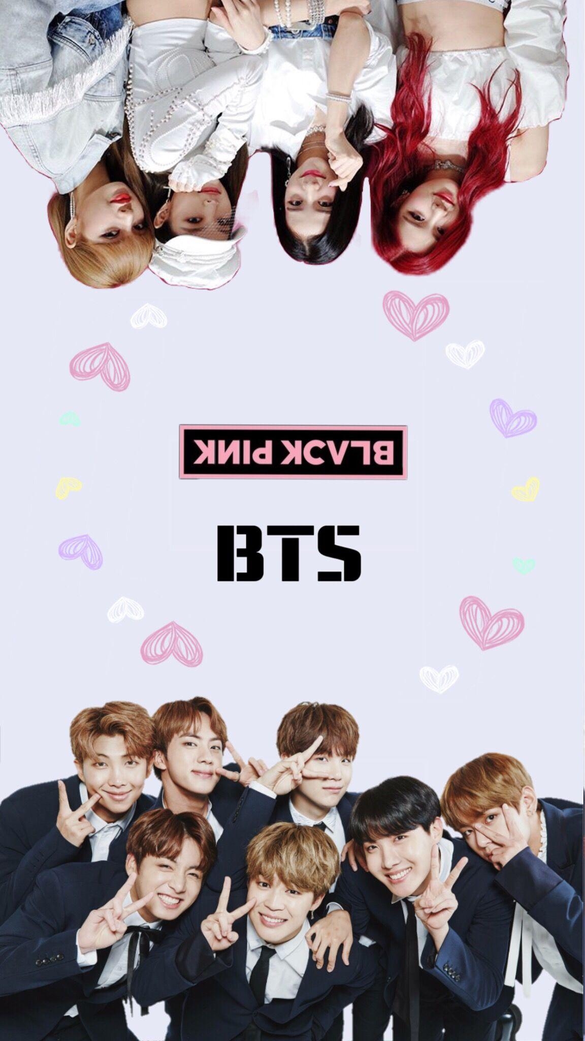 1160x2050 BTS And Blackpink Anime Wallpaper, Phone