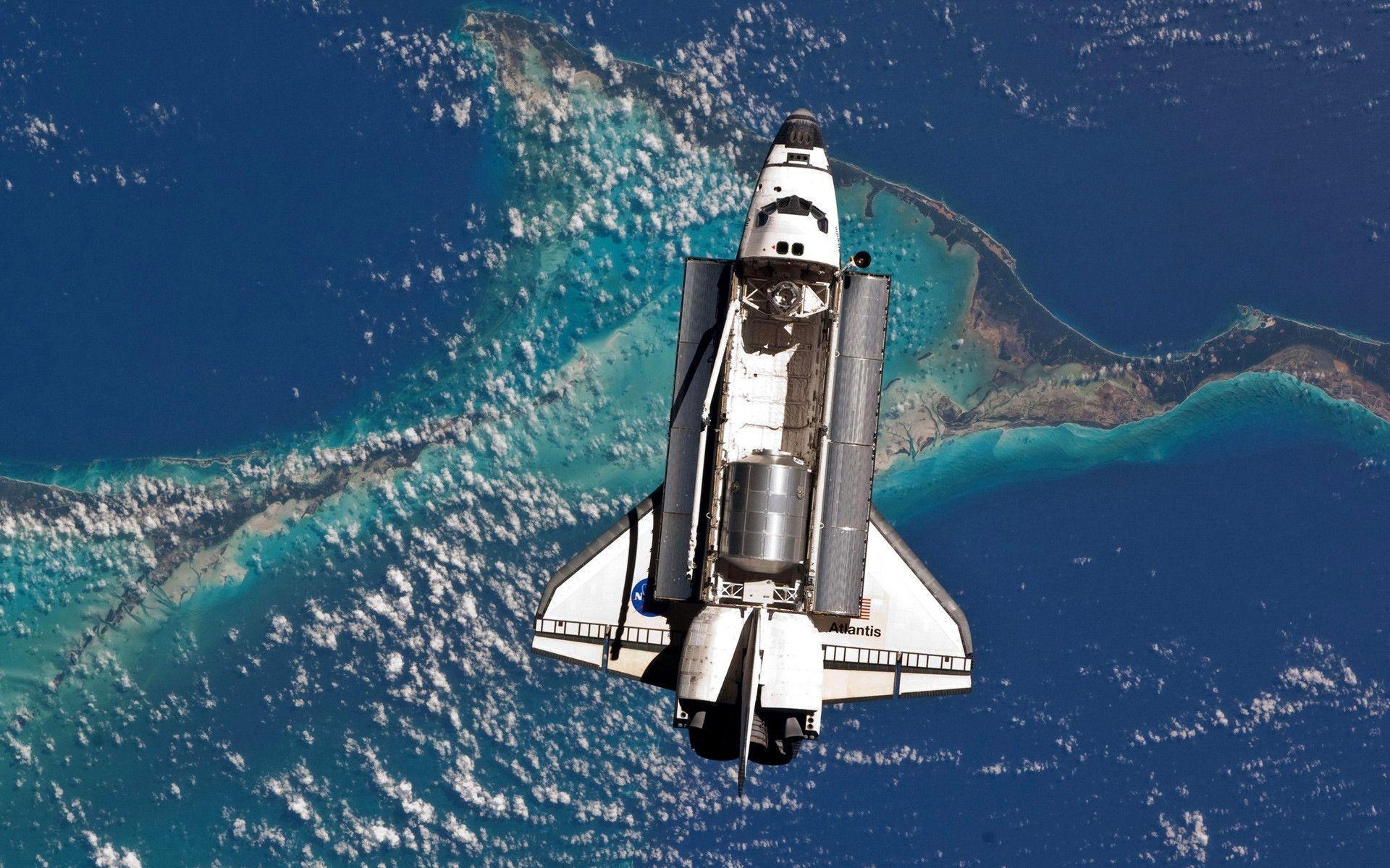 1920x1200 Atlantis Space Shuttle Orbit HD Wallpaper Definition, Desktop