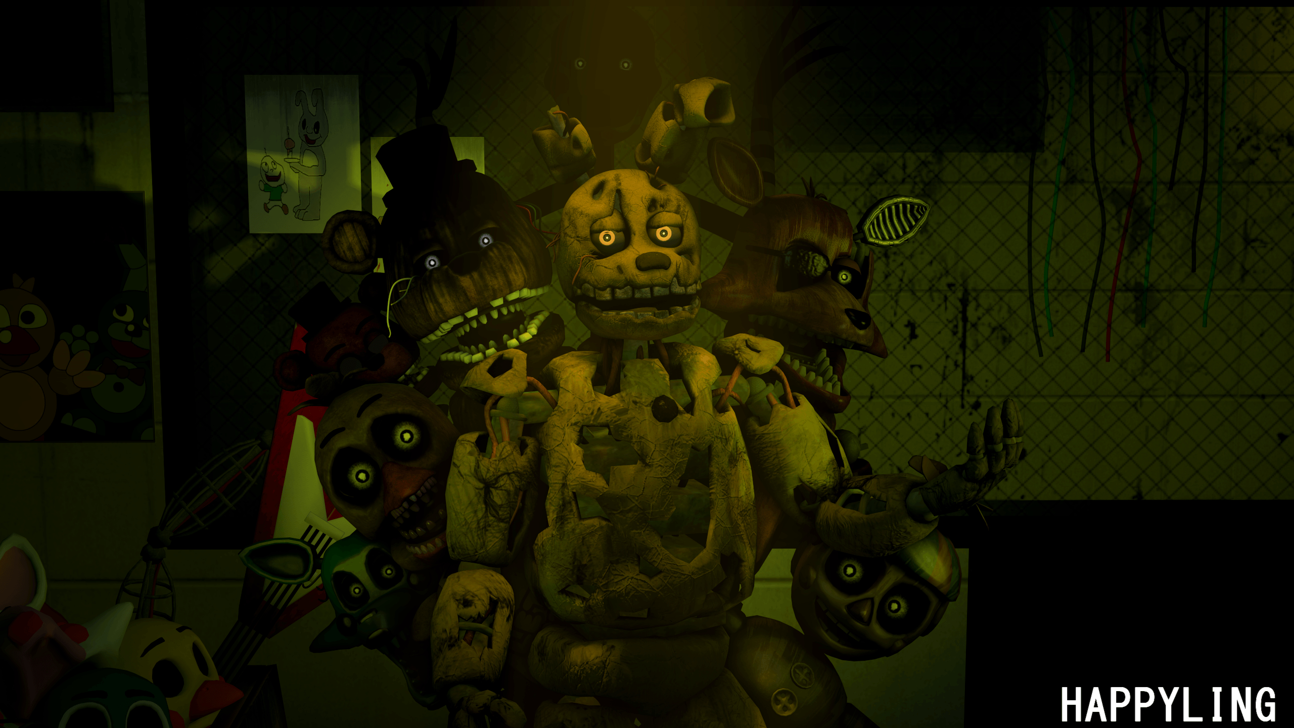 2560x1440 Five Nights at Freddy's 3 HD Wallpaper. Background Image, Desktop