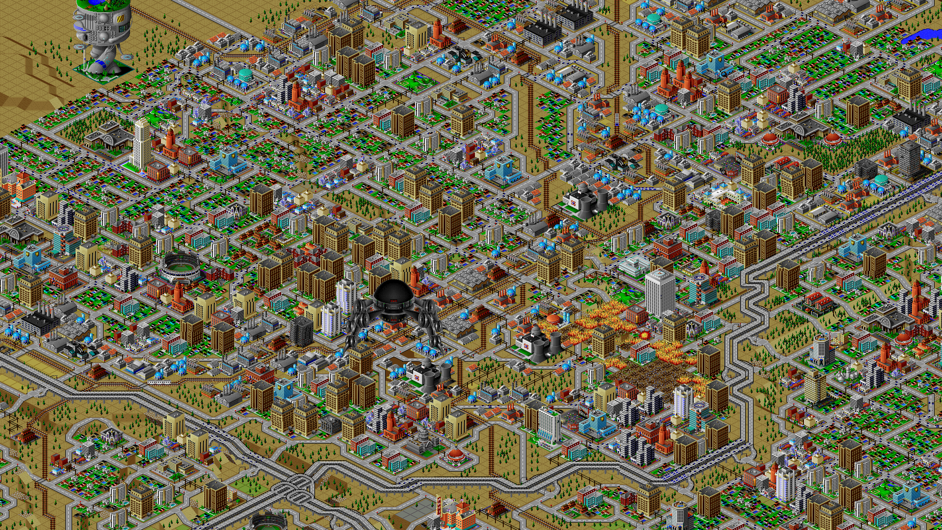 1920x1080 My Sims City: Centropolis in SimCity 2000, Desktop