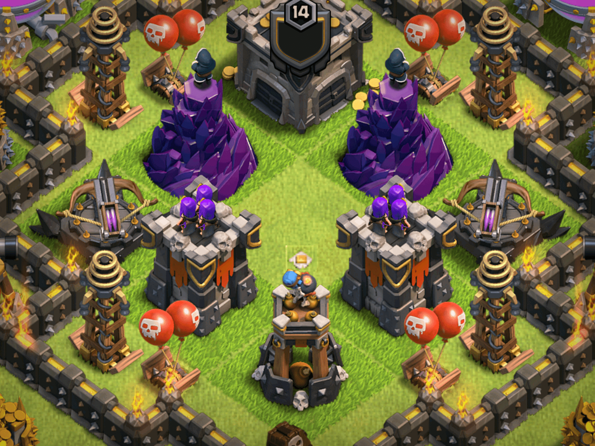 2050x1540 Town Hall 9 Stakataka TH9 DE Protection base, Desktop