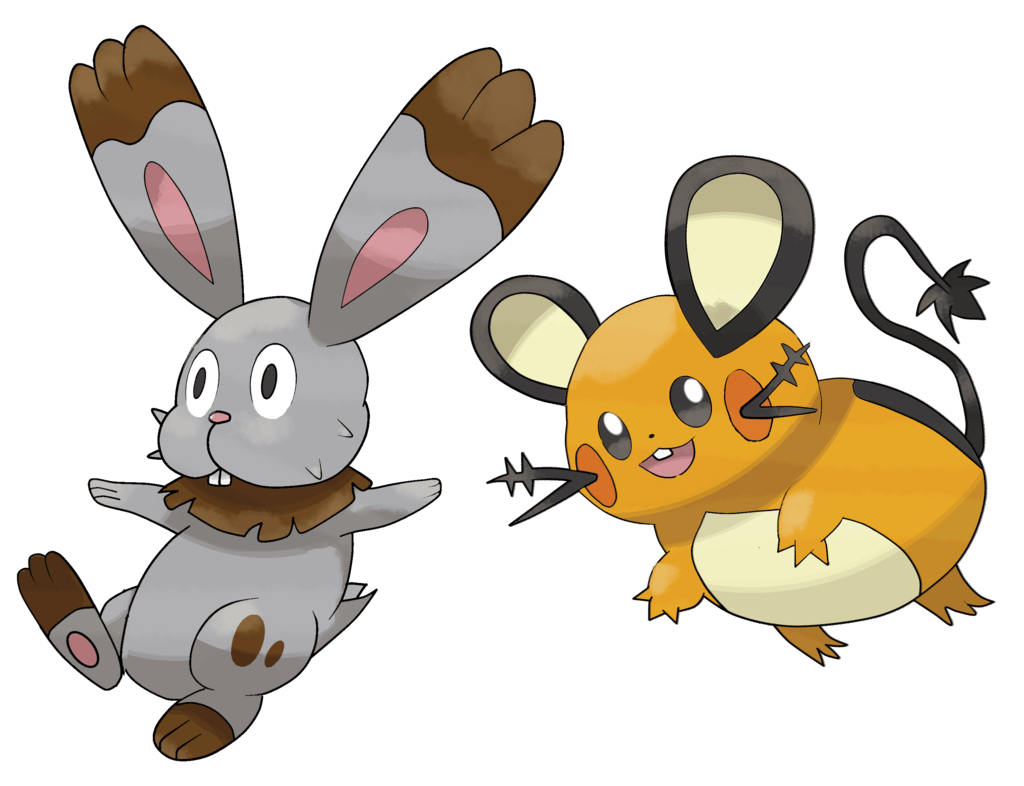 1030x790 Dedenne And Bunnelby, Desktop