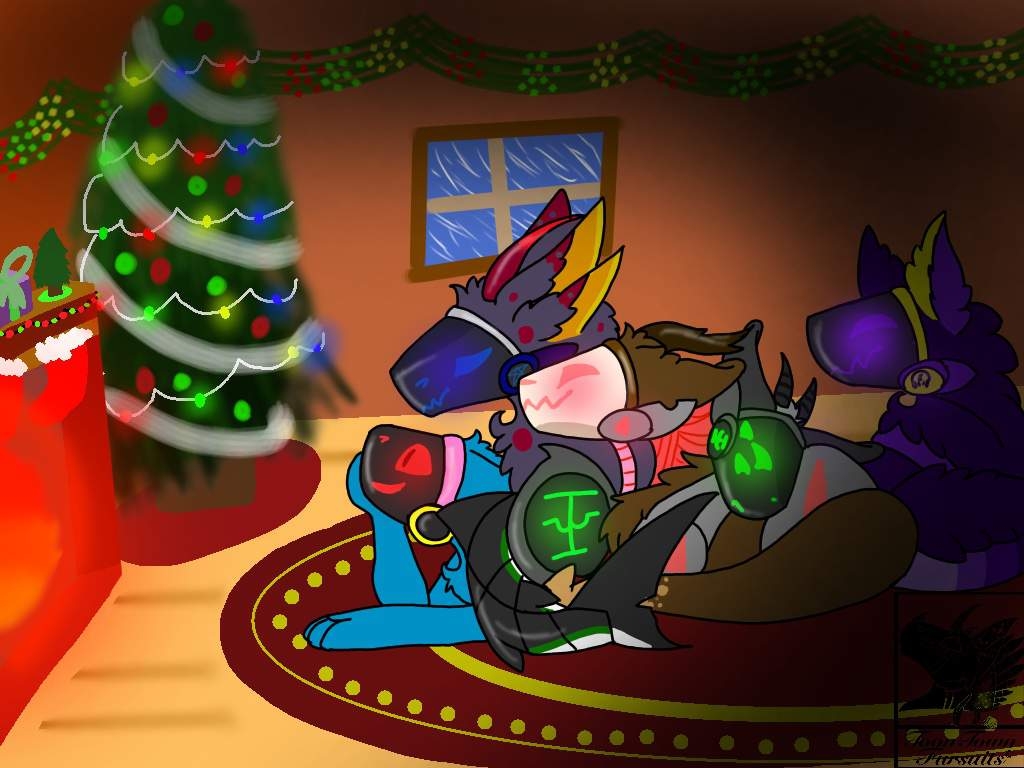 1030x770 Cuddles By The Fire. Primagen Protogen Amino Amino, Desktop