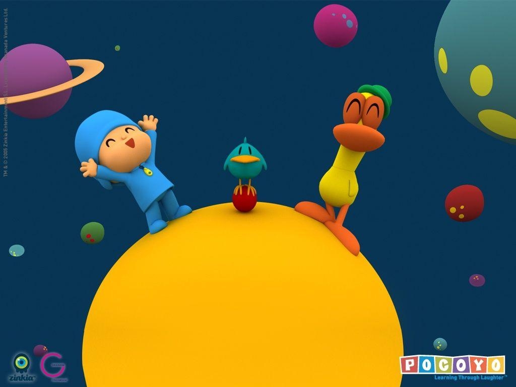 1030x770 Pocoyo, Pajaroto y Pato (), 3D, imágenes para fondos de, Desktop