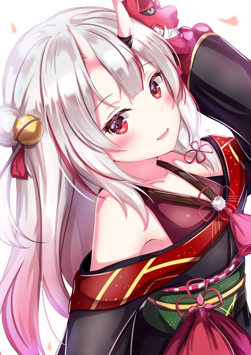 850x1210 nakiri ayame (hololive) drawn, Phone