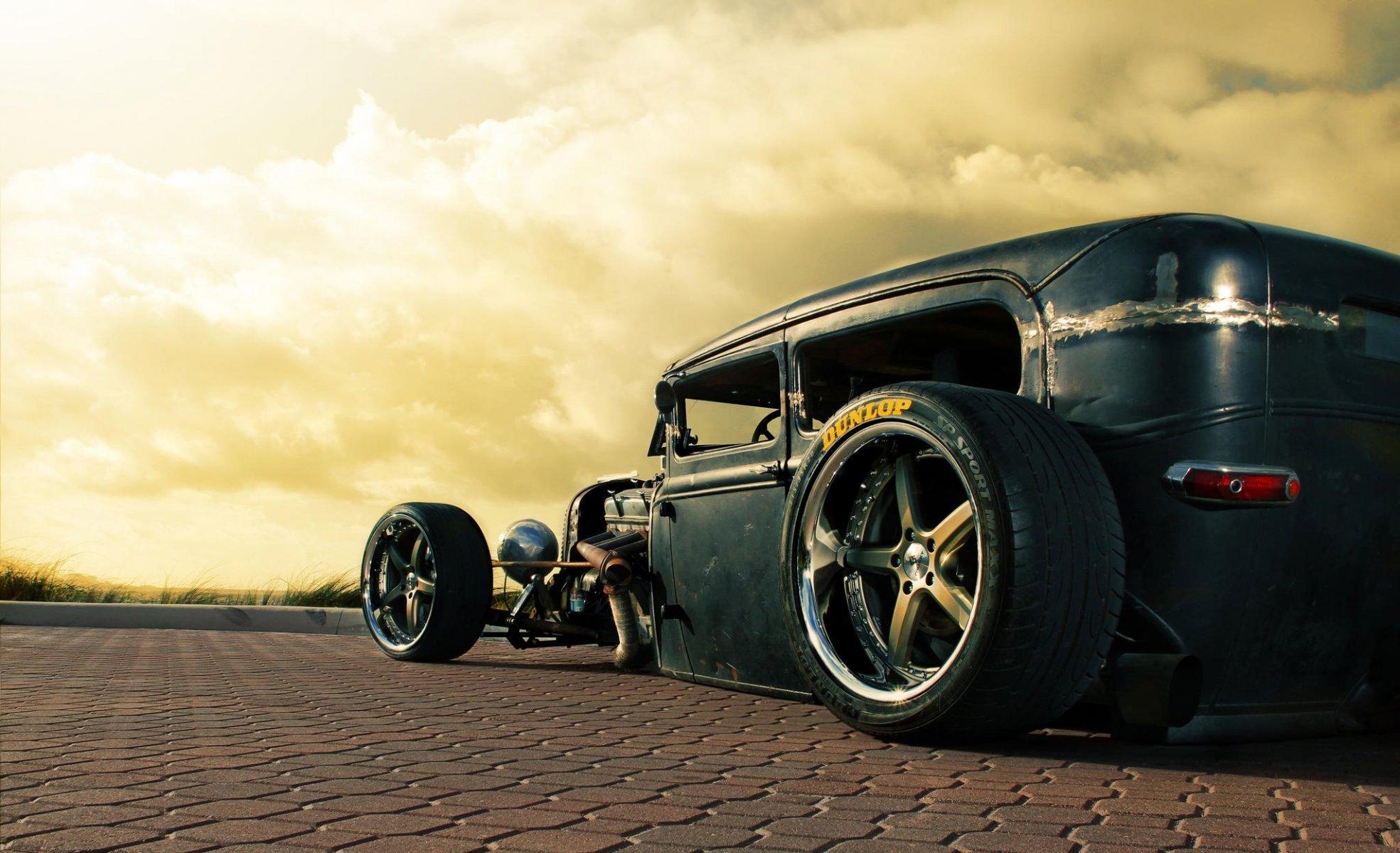 1970x1200 rusty ford car old stance HD wallpaper, Desktop