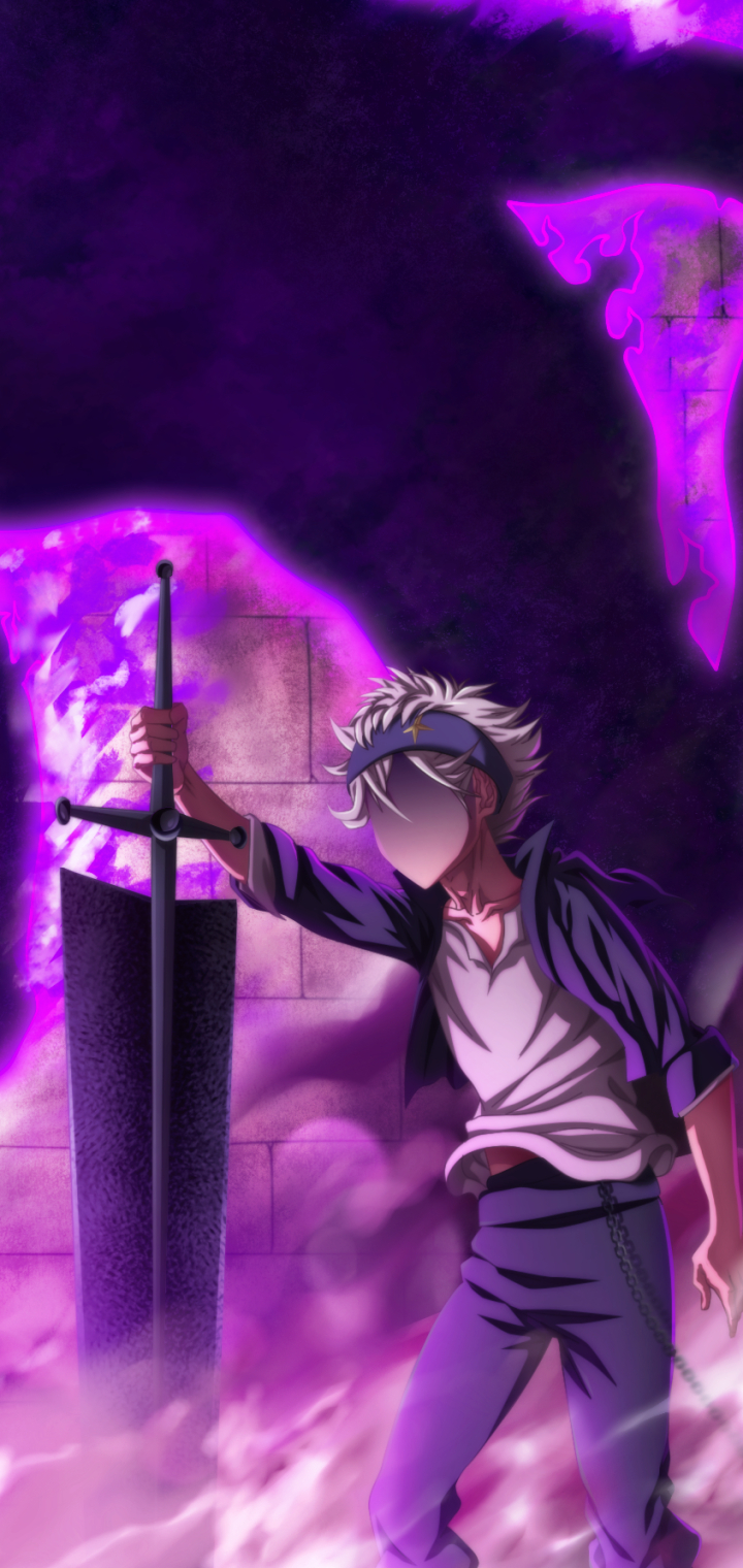 720x1520 Black Clover Asta Demon, Phone