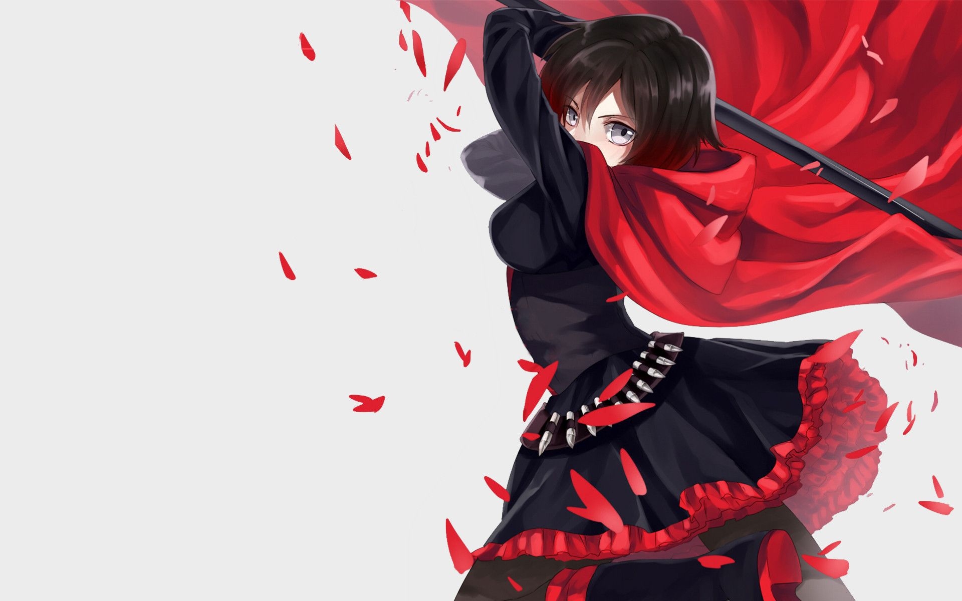 1920x1200 Red Anime Girl Wallpaper 4k, Desktop