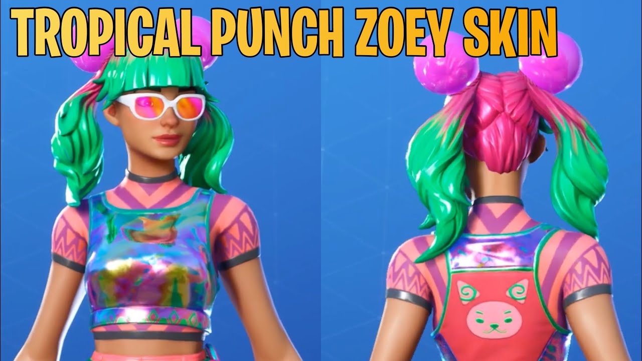 1280x720 Tropical Punch Zoey Fortnite wallpaper, Desktop