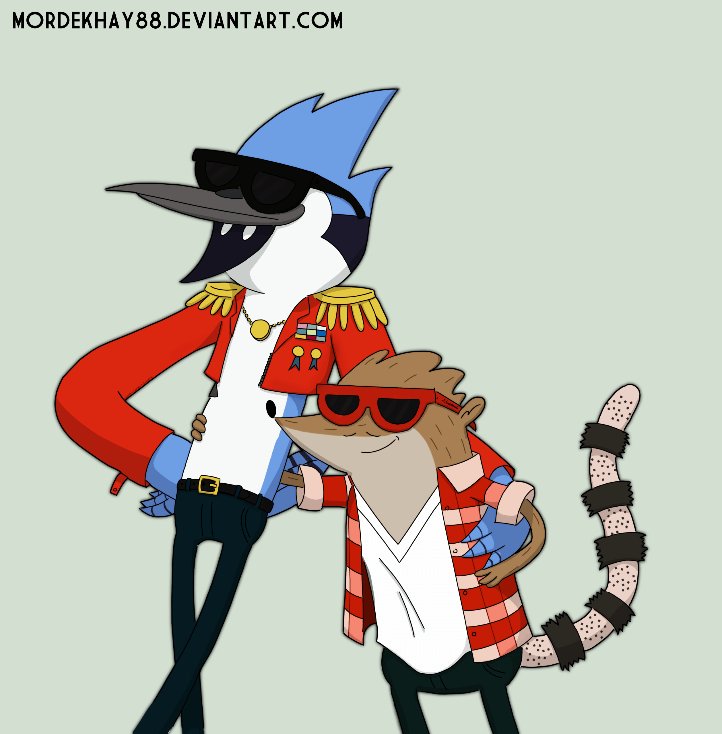 2520x2560 Regular Show image Future Mordecai and Rigby HD wallpaper, Phone