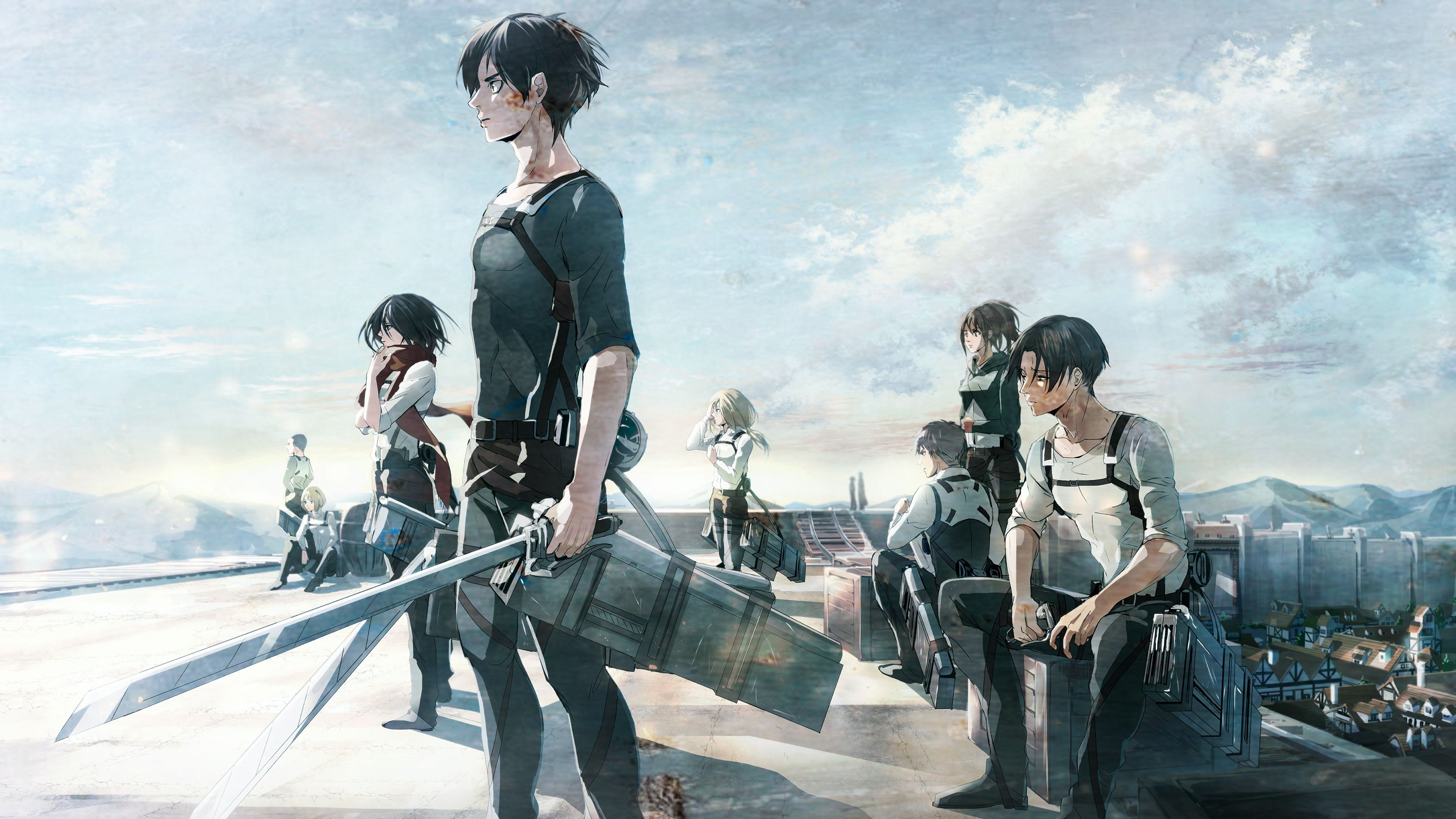 3840x2160 Attack on Titan Season 3 background 21. Games wallpaper HD, Desktop