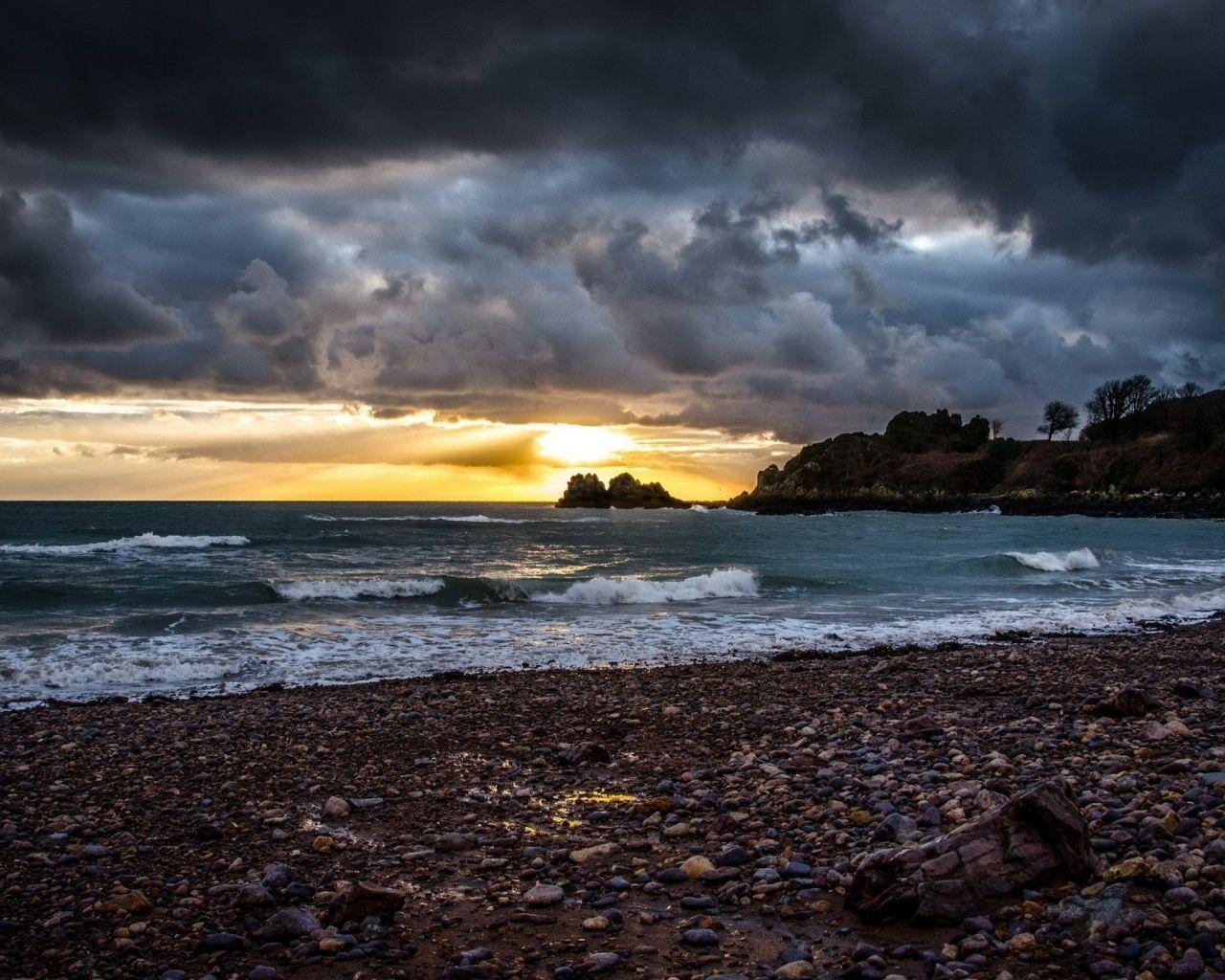 1280x1030 Pebbles Beach California desktop PC and Mac wallpaper, Desktop