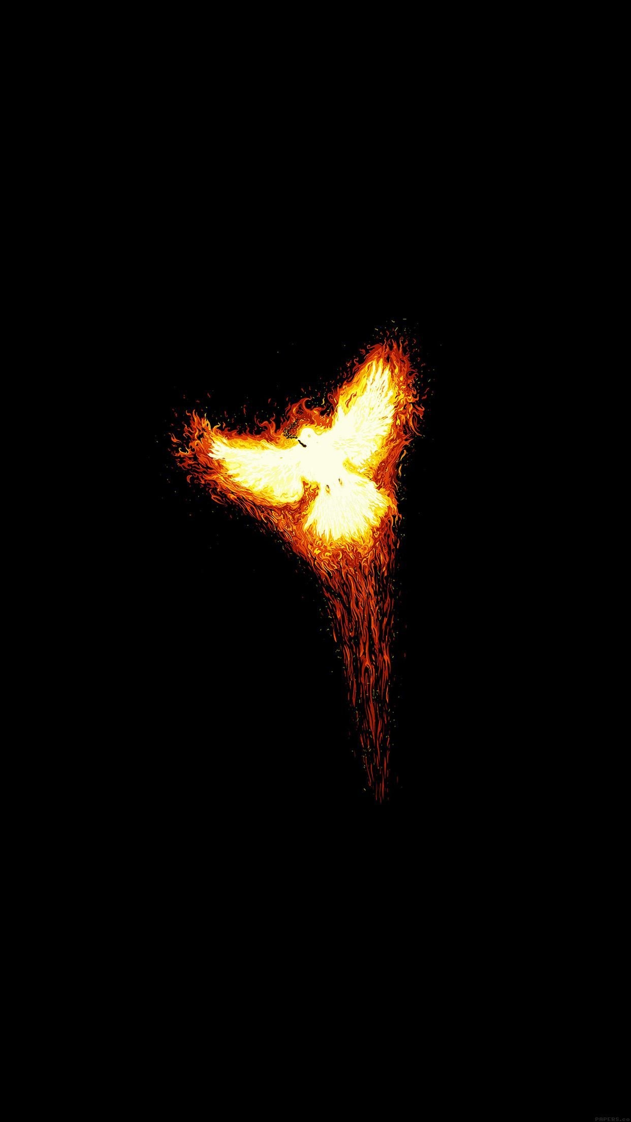 1250x2210 Phoenix Minimalist Wallpaper for iPhone Pro Max, X, 6, Phone