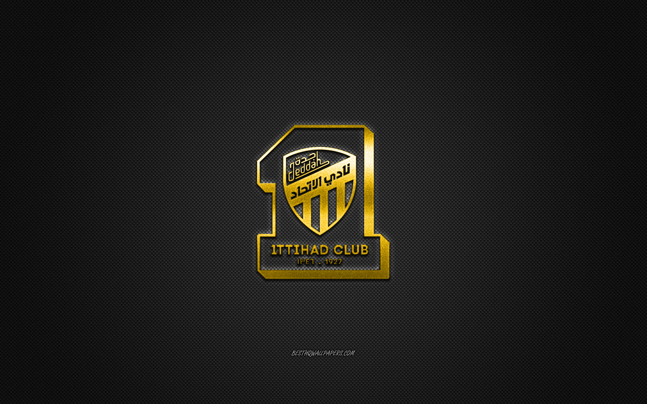 2560x1600 Download Wallpaper Al Ittihad Club, Saudi Football Club, SPL, Yellow Logo, Black Carbon Fiber Background, Saudi Professional League, Football, Jeddah, Saudi Arabia, Al Ittihad Club Logo For Desktop With Resolution. High Quality HD, Desktop