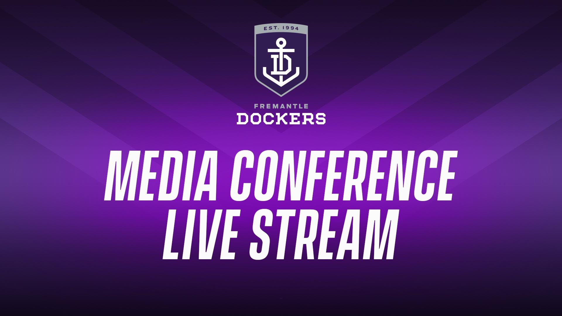 1920x1080 Live stream: Fremantle Dockers media conference, Desktop