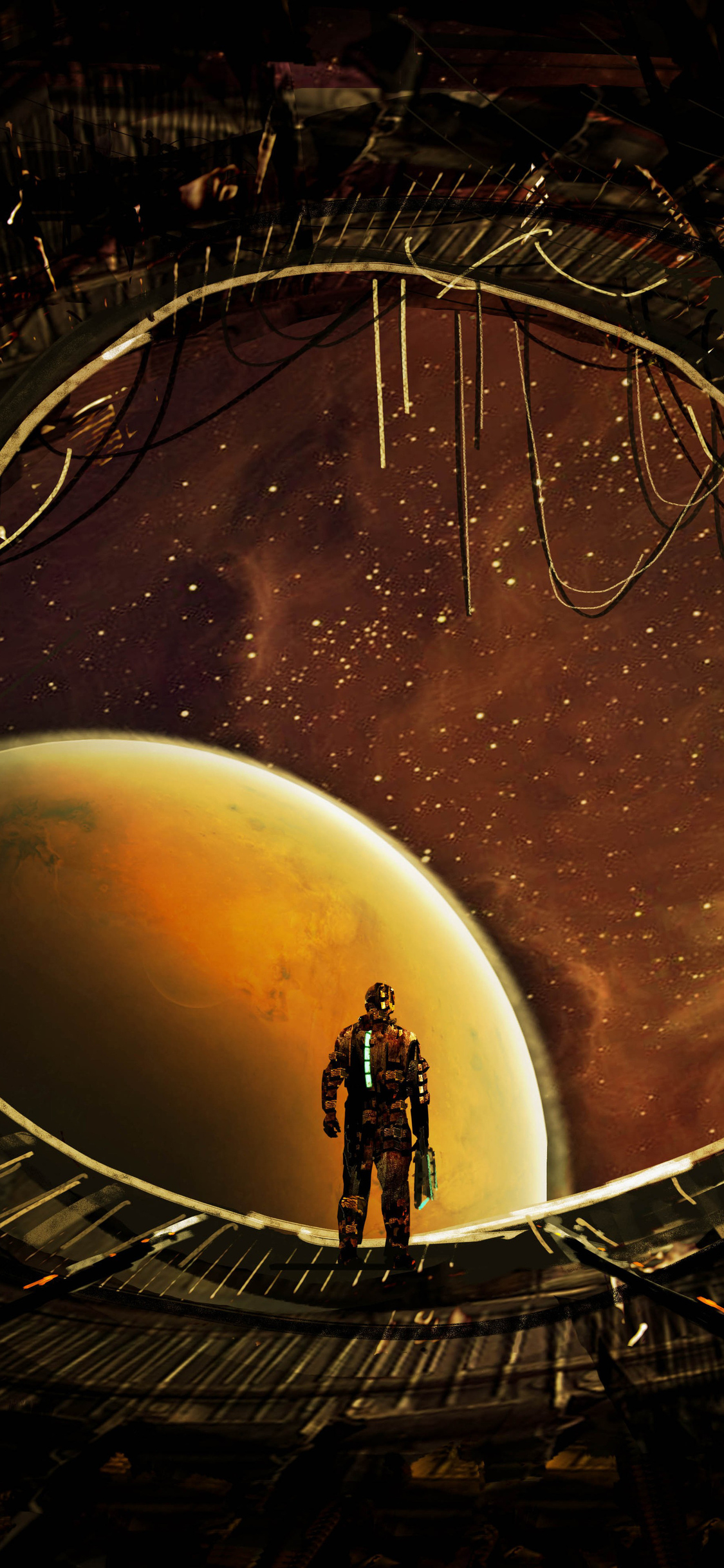 1130x2440 Dead Space Engineer 4k iPhone, Phone