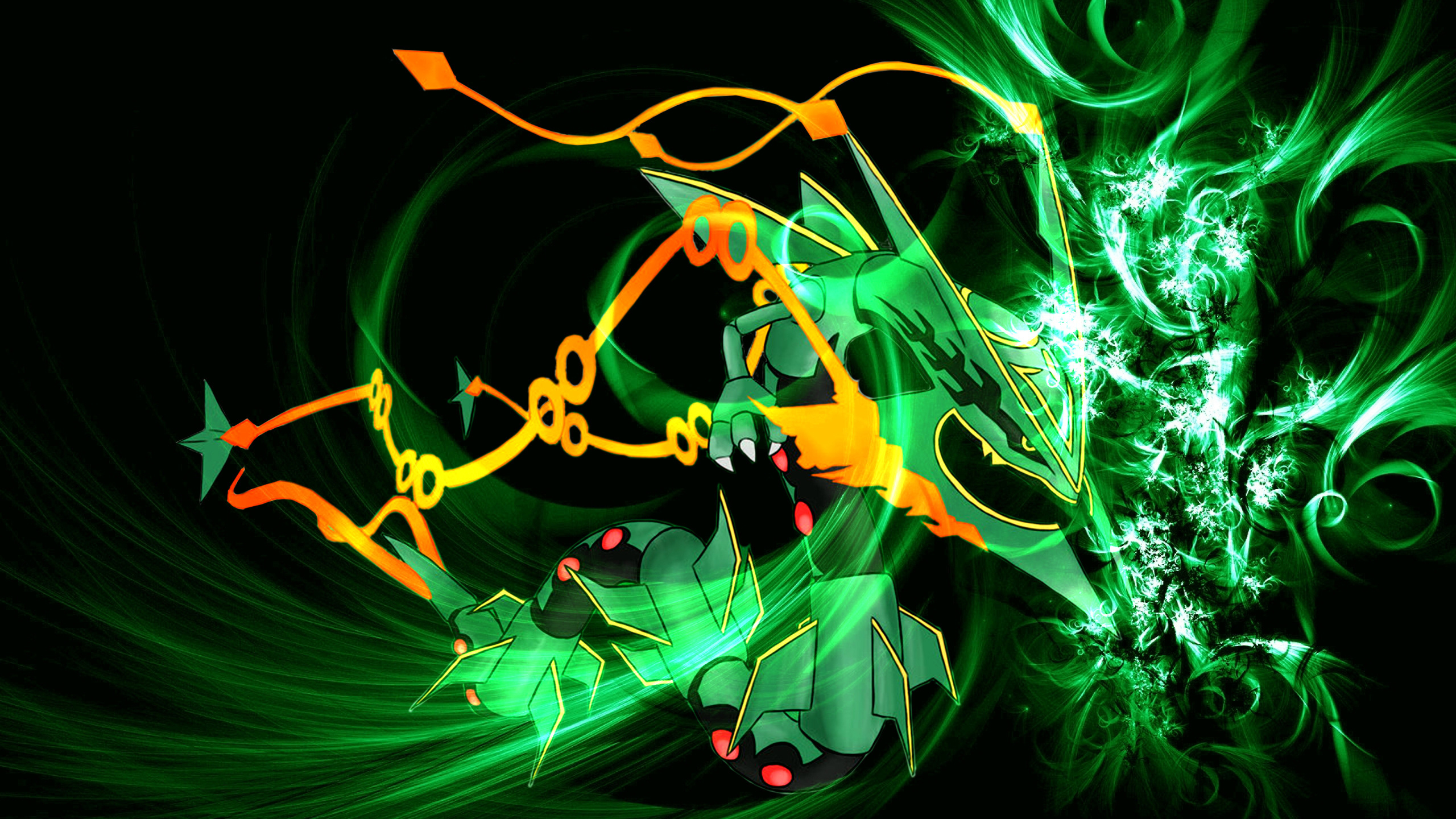 2560x1440 Mega Rayquaza 4k, Desktop