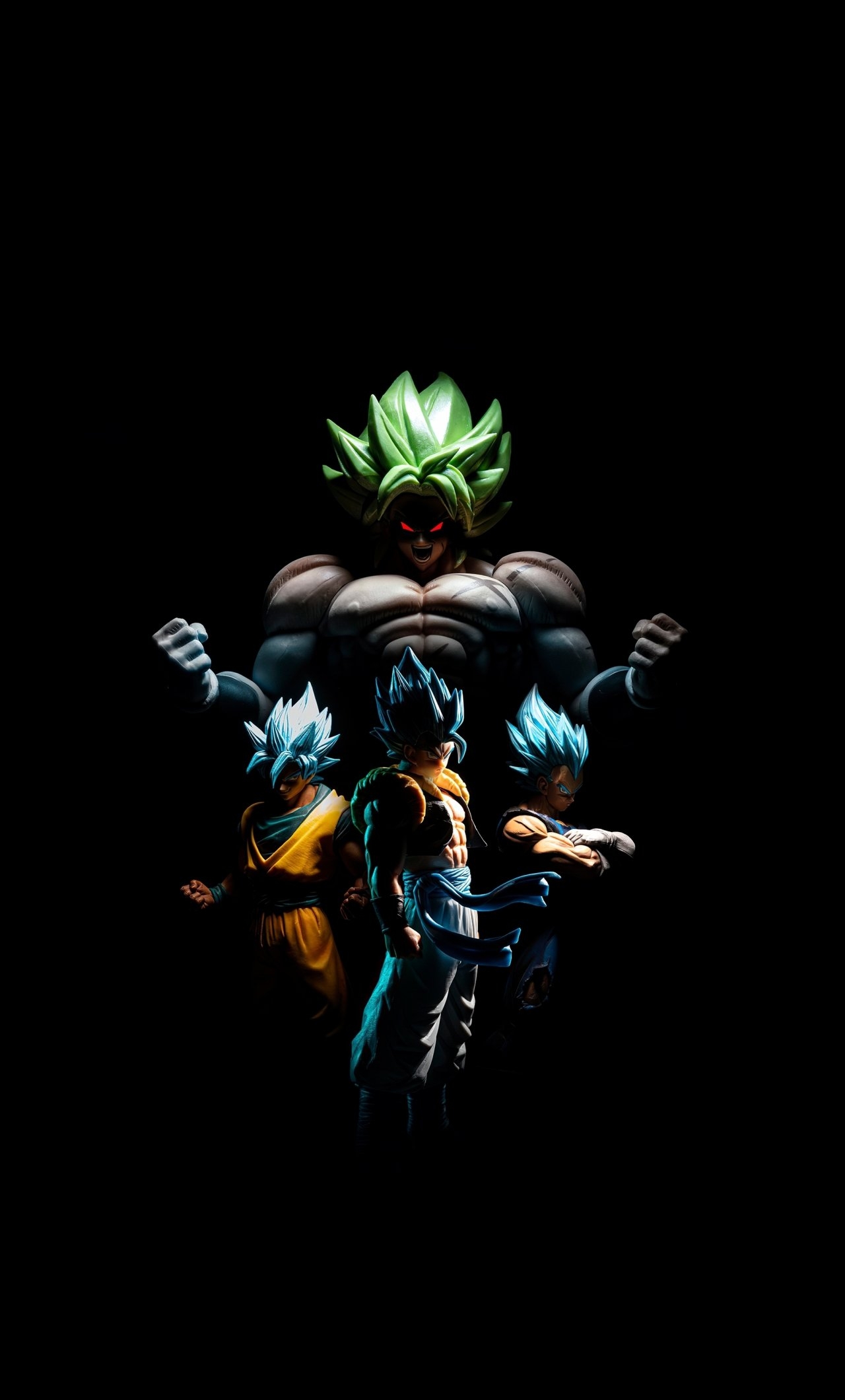 1280x2120 Download goku and broly, vegeta, gogeta, dark  wallpaper, iphone 6 plus,  HD image, background, 24844, Phone