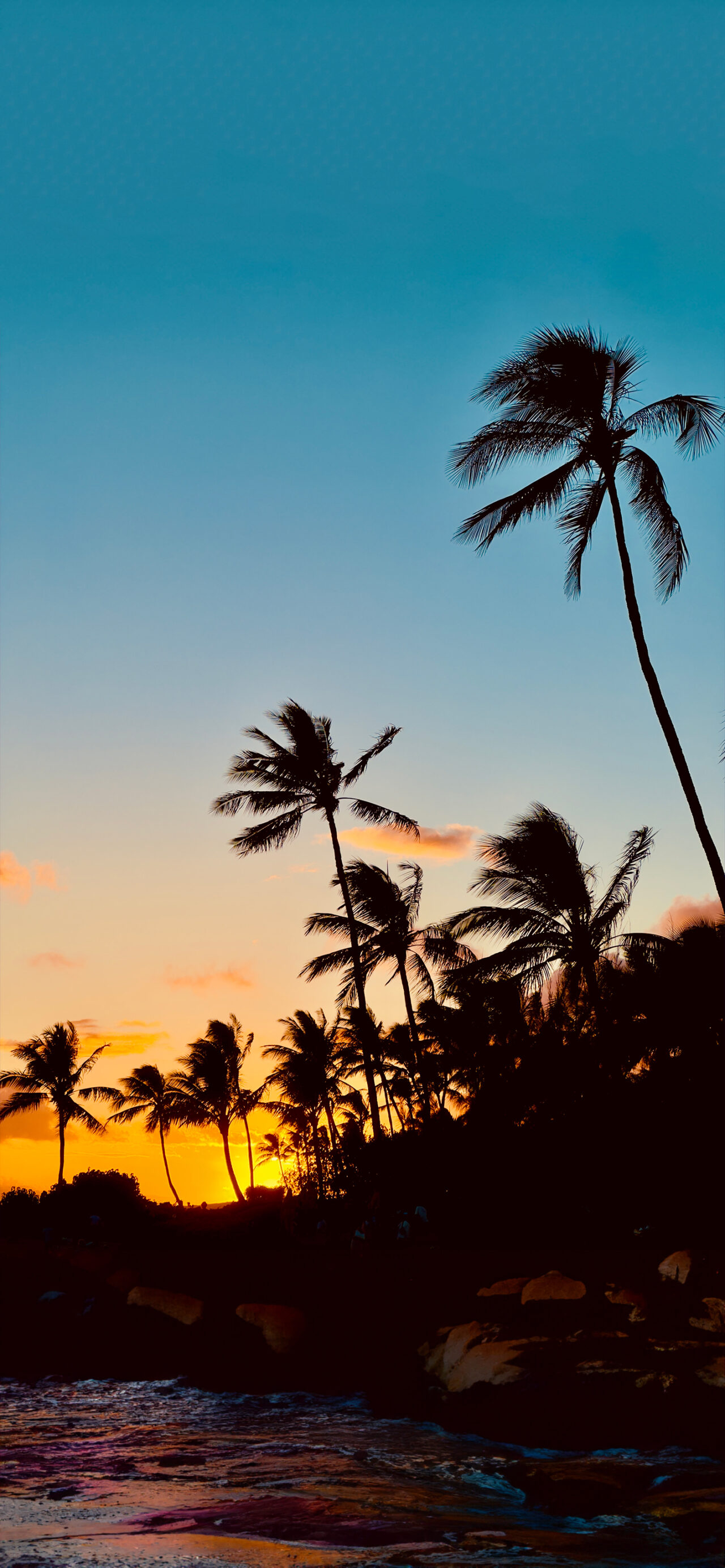 1280x2770 Sunset in Hawaii, Phone